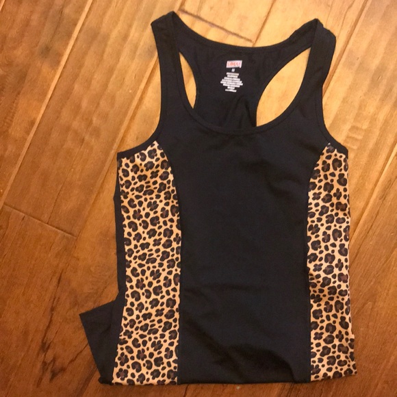 Leopard workout tank Clearance
